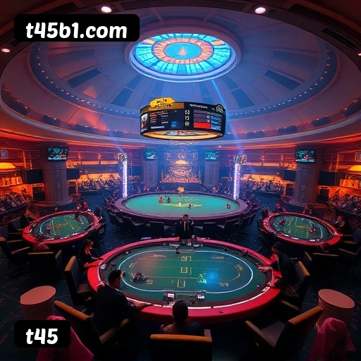 Roleta e blackjack t45